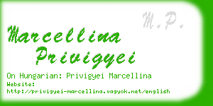 marcellina privigyei business card
